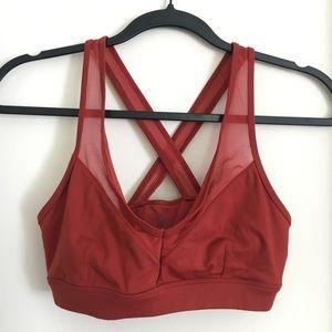 ALO Yoga Entice Bra - red - S